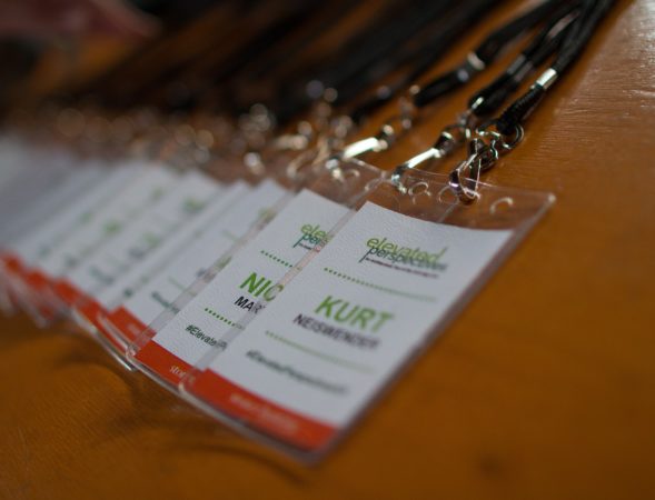 trade show badges