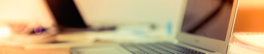 Computer Laptop in Marketing Agency